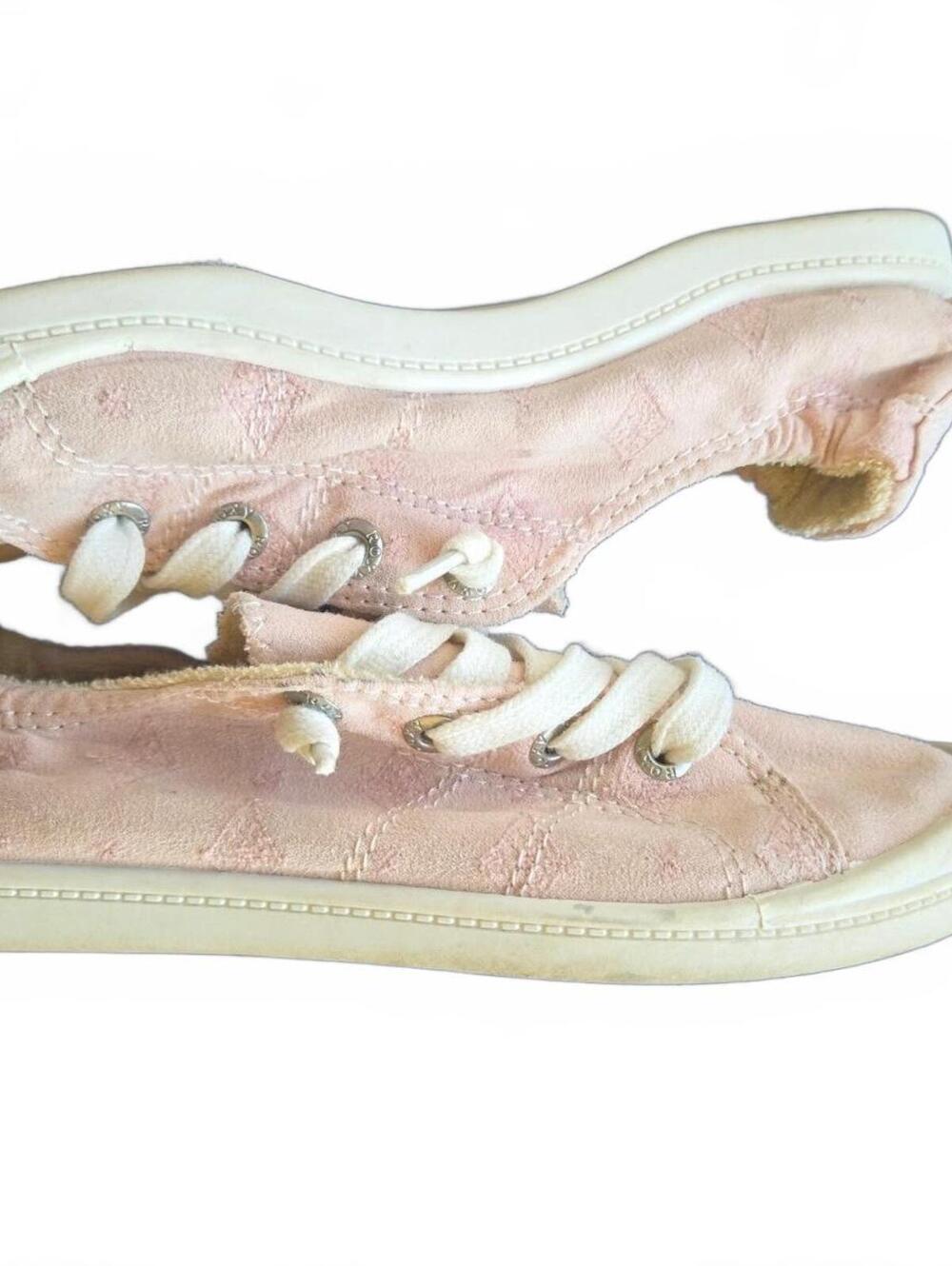 Roxy pink lace up sneakers Sz 7